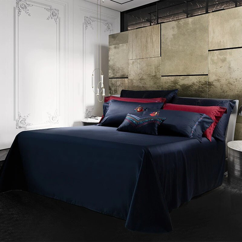 Parure de lit Bourgogne Parure de lit Queen Size 4 pièces 200 X 230 cm