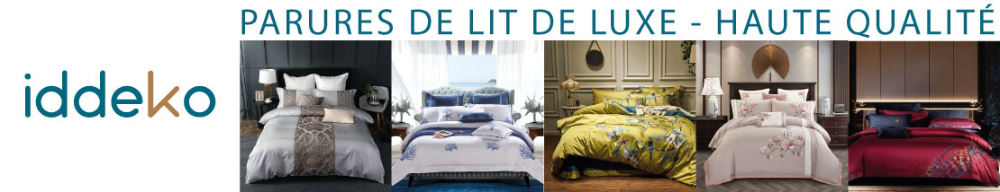 PARURES DE LIT DE LUXE  -  HAUTE QUALITÉ